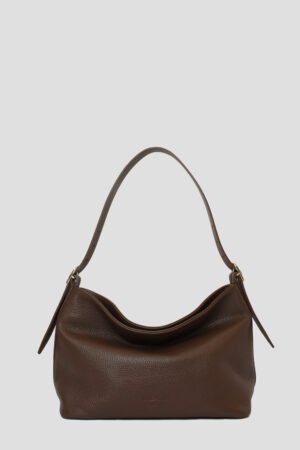 Borsa a spalla LUNA marrone