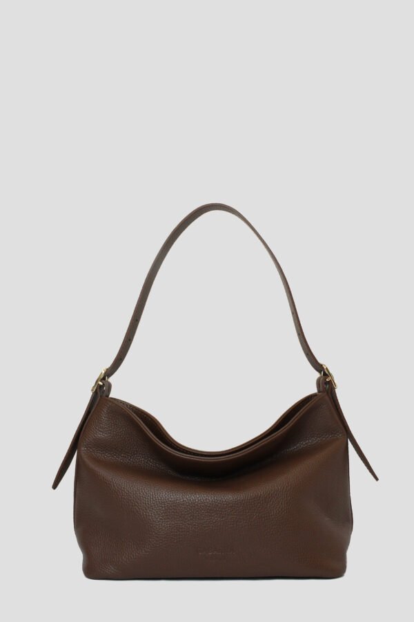 Borsa a spalla LUNA marrone