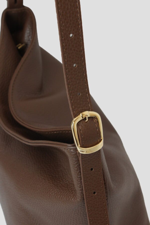 Borsa a spalla LUNA marrone