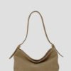 Borsa a spalla LUNA camoscio taupe