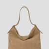 Borsa a spalla MARTA camoscio taupe