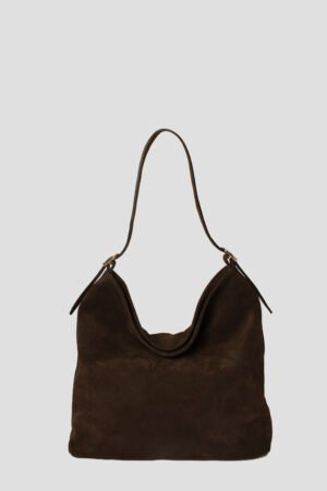 Borsa a spalla MARTA camoscio testamoro