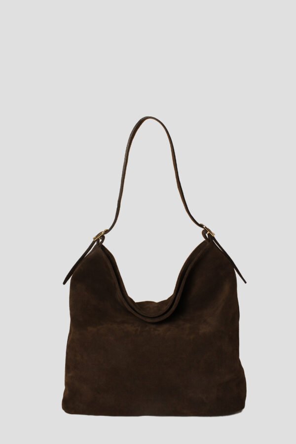 Borsa a spalla MARTA camoscio testamoro