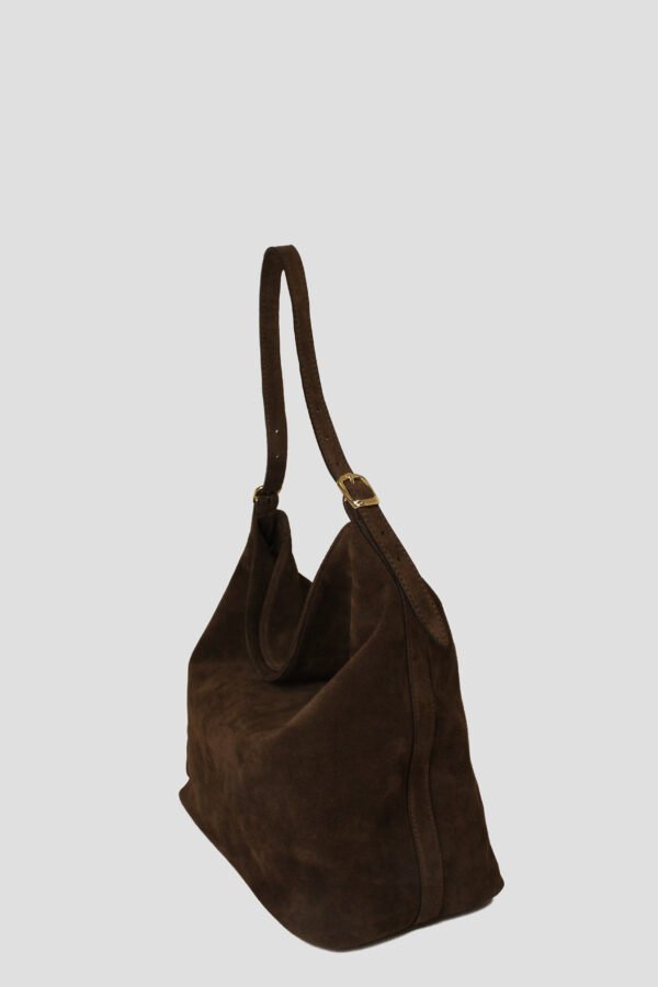 Borsa a spalla MARTA camoscio testamoro