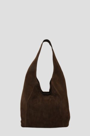 Borsa a spalla EVA camoscio testamoro